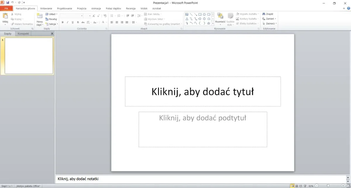 Rysunek B - okno programu