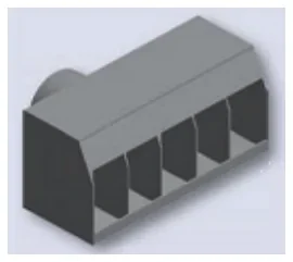 Wpust deszczowy 1 - szary model wpustu