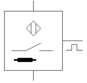 Symbol 3 - symbol czujnika zbliżeniowego