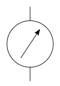 Rysunek 3 - okrągły symbol graficzny elementu elektrycznego