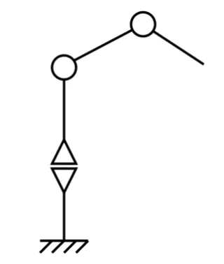 Rysunek 3 - schemat kinematyczny manipulatora