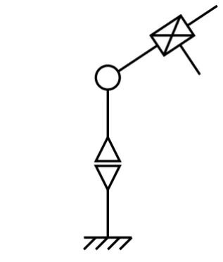 Rysunek 4 - schemat kinematyczny manipulatora
