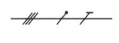 Symbol 1 - symbol linii elektrycznej