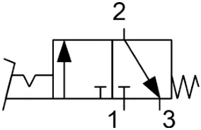 Rysunek 1 - symbol zaworu
