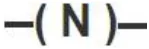 Symbol 1 - symbol cewki LD