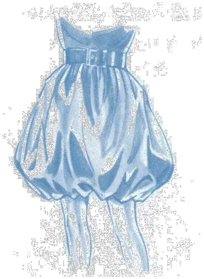 Ilustracja 2 - szkic spódnicy