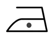 Symbol 3 - żelazko z jedną kropką