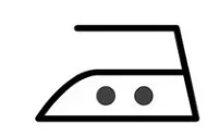Symbol 2 - żelazko z dwiema kropkami