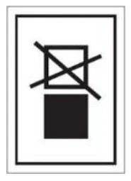 Znak A - piktogram manipulacyjny w ramce